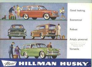 1950s Hillman Husky Sales Brochure  
