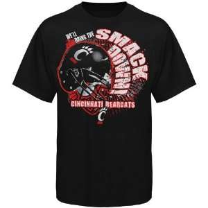    Cincinnati Bearcats Black Smack Down T shirt