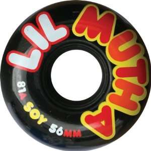 Dregs Lil Mutha 56mm Black Soy Compound Skate Wheels  