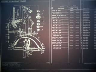 Honda CL72 250 1962   1965 Parts List Microfiche a800  