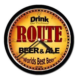  ROUTE beer and ale cerveza wall clock 
