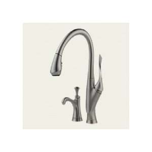  Brizo 63352 SS Kitchen Pull Down Faucet w/ Soap Dispenser 