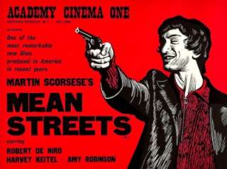 Mean Streets Movie POSTER 1973 De Niro Scorsese LARGE  