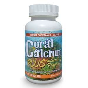 All Natural Coral Calcium Dietary Supplement (120 qty) [Health and 