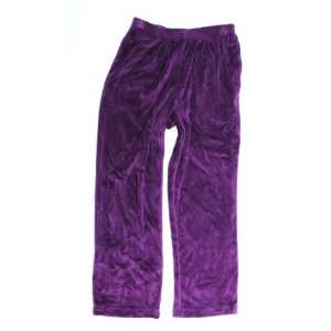  NEW ALFRED DUNNER WOMENS PANTS VELOUR PURPLE 8P Beauty