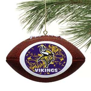   Vikings Touchdown Mini Replica Football Ornament