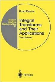   Applications, (0387953140), Brian Davies, Textbooks   