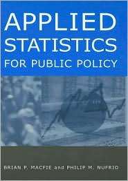   Policy, (0765612399), Brian P. Macfie, Textbooks   