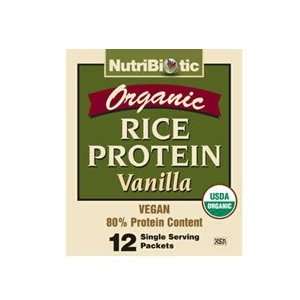  Nutribiotic Organic Rice Protein, Vanilla 1/.53 oz. Pkt 