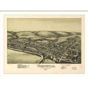  Historic Wrightsville, Pennsylvania, c. 1894 (M) Panoramic 