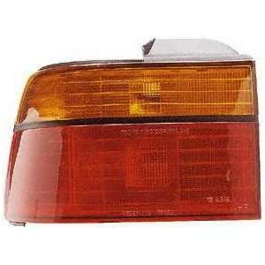  90 91 HONDA ACCORD TAIL LIGHT LH (DRIVER SIDE), Outer Lamp 