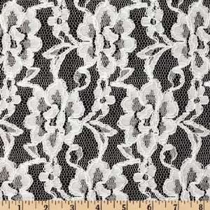  58 Wide Nylon Lace Bright White Fabric By The Yard Arts 