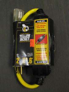 Yellow Jacket 2ft 12/3 In Line GFCI Cord  