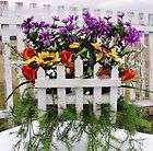 Tombstone Saddle Coral White Geraniums Valentines Day, Flower Urns 