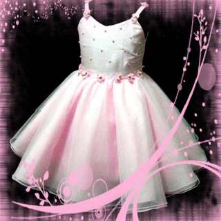  Christmas Party Flower Girls Pageant Dress SIZE 2 3 4 5 6 7 8T  