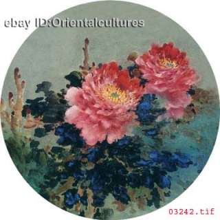 Chinese 100% Real Natural Silk thread,Hand Embroidery Kits peony 