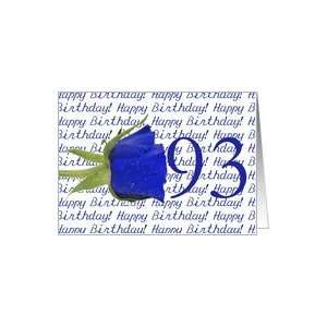  93rd Happy Birthday Blue Rose Card Toys & Games