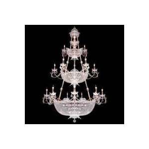   18 46 Light Three Tier Chandelier   With Out Shades   94115 / 9411