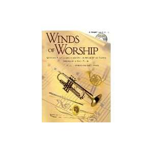  Winds of Worship Book With CD Trumpet