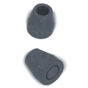 Mabis 519 1379 9504 Quad Cane Replacement Tips   Black No. 17   Box of 