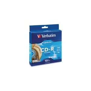  Verbatim LightScribe 52x CD R Media Electronics