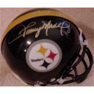  Tommy Maddox autographed Football Mini Helmet (Pittsburgh 