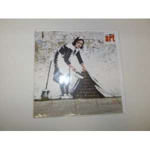  Maid Cleaning Street Art Card 