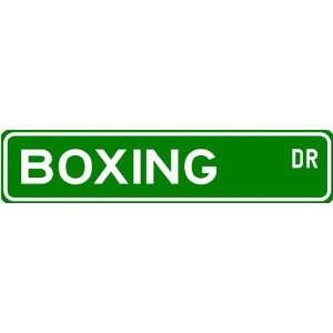  Boxing Street Sign ~ Martial Arts Gift ~ Aluminum Sports 