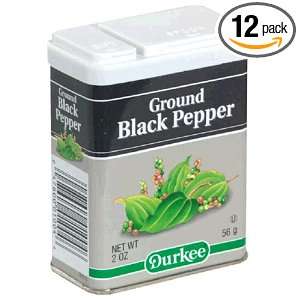 Durkee Ground Black Pepper, 2 Ounce Tins Grocery & Gourmet Food
