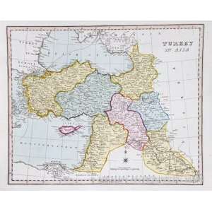  Ellis Map of Turkey in Asia (1825)