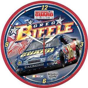  Greg Biffle NASCAR Driver Round Wall Clock Sports 