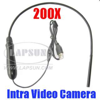 200X USB Flexible Digital Endoscope Microscope Camera A  