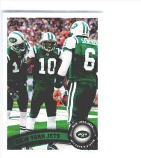 2011 Topps FB New York Jets 16 Card Team Set including rookies  