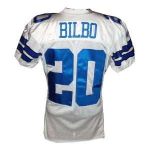 Damarius Bilbo #20 Cowboys Game Issued White Jersey (Size 46) (Tagged 