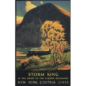 STORM KING IN THE HEART HUDSON HIGHLANDS NEW YORK CENTRAL LINES TRAIN 