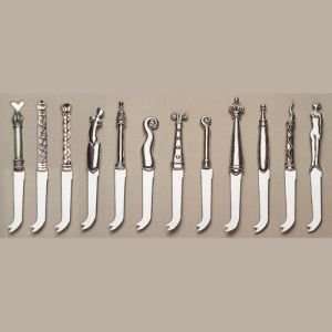   Carrol Boyes Pewter Cheese Knives Cheese Knife Two Bar