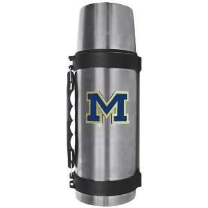  NCAA Michigan Wolverines Stainless Steel Insulated Thermos 