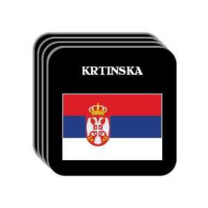  Serbia   KRTINSKA Set of 4 Mini Mousepad Coasters 