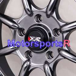 16 16x8 XXR 002 Black Rims Deep Dish 67 Mustang GT V8  