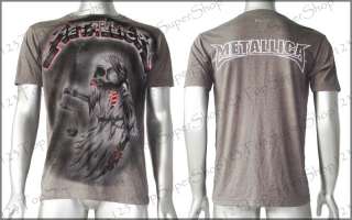 Metallica Music Men T shirt u1 Heavy Metal Rock M sz  
