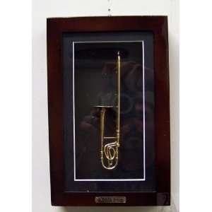   Trombone Instrument Musical Wall Art Framed Shadow Box