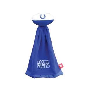 Indianapolis Colts Plush NFL Football with Attached Security Blanket