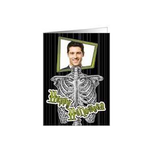  Happy Halloween Skeleton   Customized Photo Card Health 