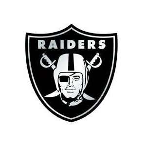   8162012222 Oakland Raiders Silver Auto Emblem