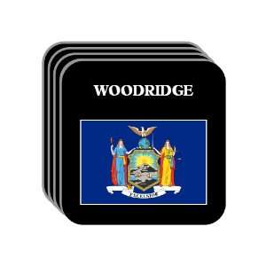  US State Flag   WOODRIDGE, New York (NY) Set of 4 Mini 