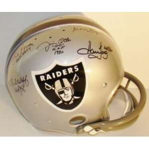   HOFERS 5 Signed RK Proline Helmet JSA BLANDA   Autographed NFL Helmets