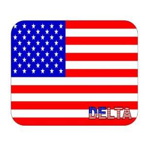  US Flag   Delta, Colorado (CO) Mouse Pad 
