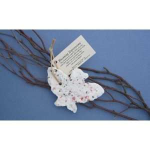  New Cast Paper Art Ornament Bird Recycled Cotton Fiber 