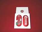 FIAT 2012 500 Ignition Key Covers Red /Italian logo SET