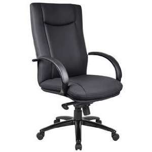  Boss AELE72B Aaria Habanera High Back Exec. Chair W/ Black 